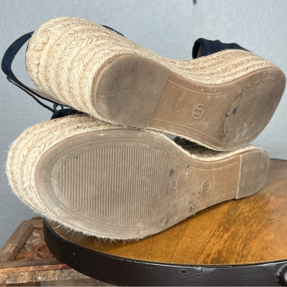 374. A New Day Happy Bow Espadrille Wedges 11M - Picture 8 of 8